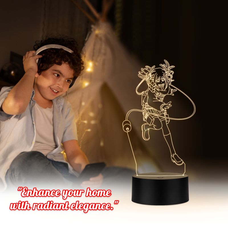 Himiko Toga Anime Character Design Night Lamp